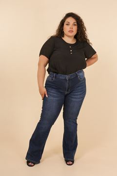 Picture of CURVY GIRL STRAIGHT CUT JEANS